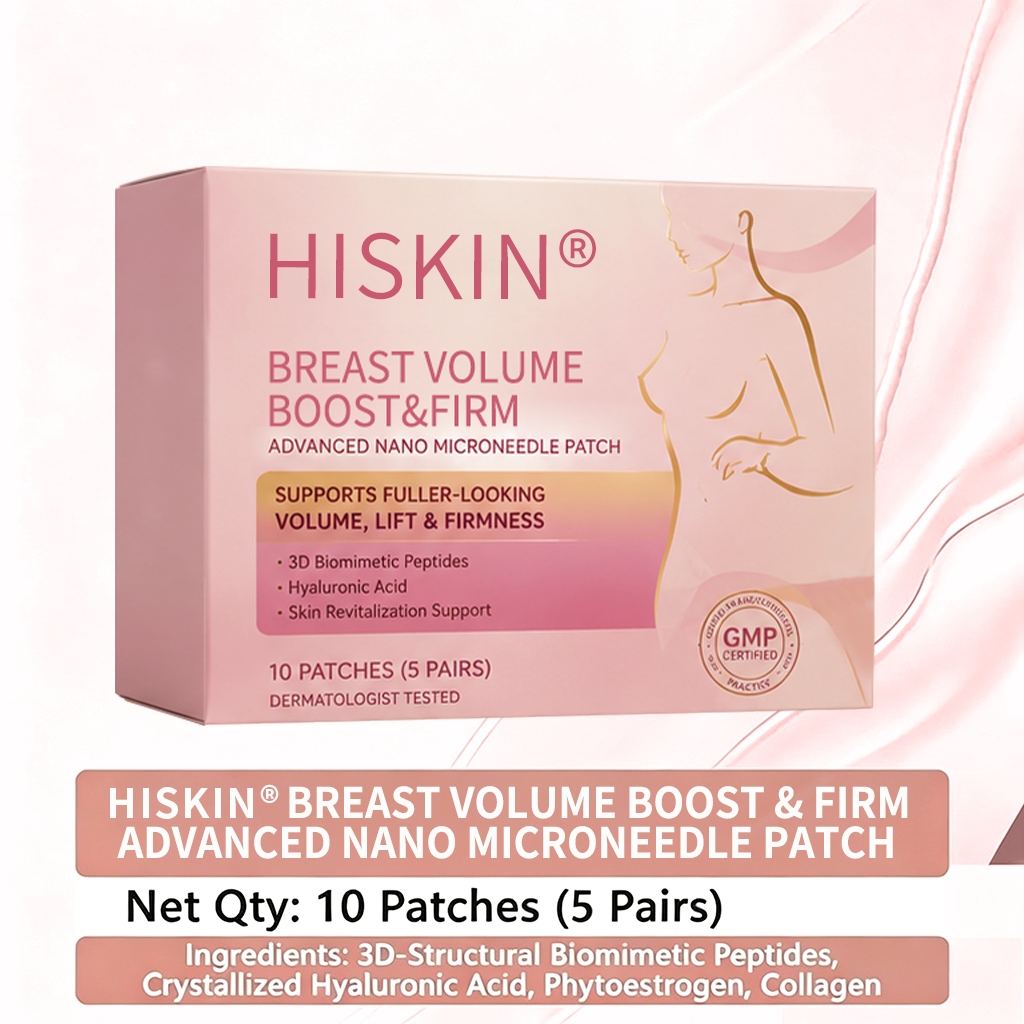 🏆 HISKIN® ✨ Breast Volume Boost & Firming Nano Microneedle Patches 🎀 Lift sagging, restore fullness—no surgery, no injections, zero irritation.