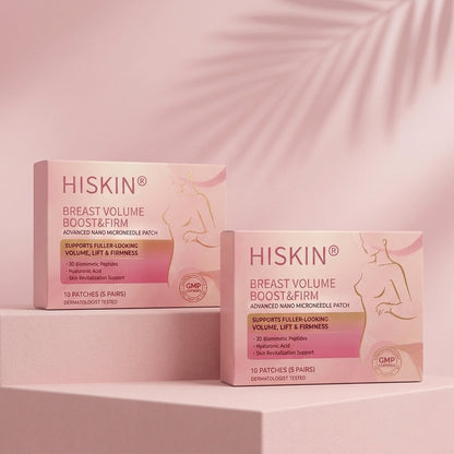 🏆 HISKIN® ✨ Breast Volume Boost & Firming Nano Microneedle Patches 🎀 Lift sagging, restore fullness—no surgery, no injections, zero irritation.