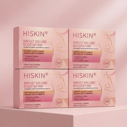 🏆 HISKIN® ✨ Breast Volume Boost & Firming Nano Microneedle Patches 🎀 Lift sagging, restore fullness—no surgery, no injections, zero irritation.