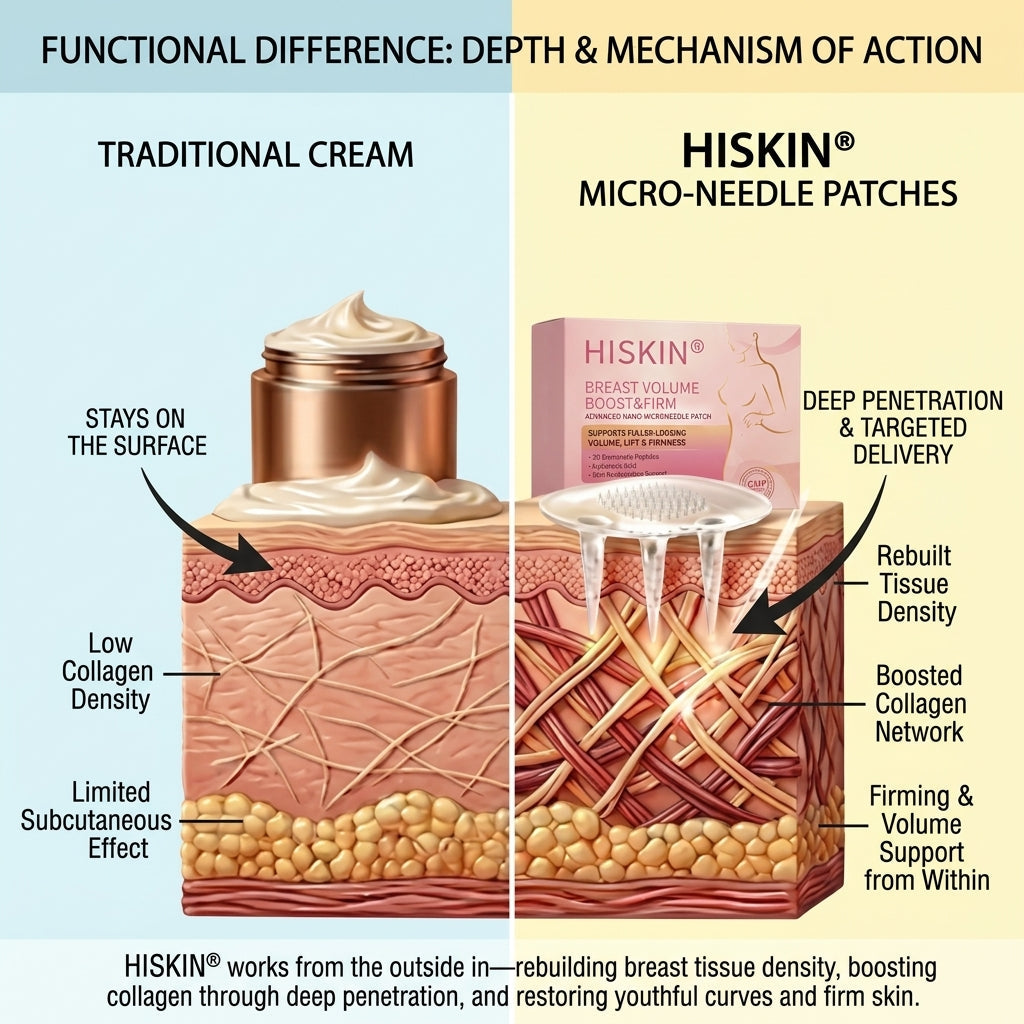 🏆 HISKIN® ✨ Breast Volume Boost & Firming Nano Microneedle Patches 🎀 Lift sagging, restore fullness—no surgery, no injections, zero irritation.