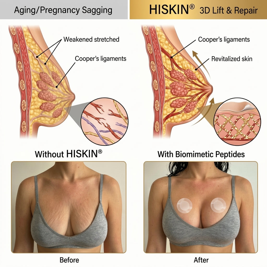 🏆 HISKIN® ✨ Breast Volume Boost & Firming Nano Microneedle Patches 🎀 Lift sagging, restore fullness—no surgery, no injections, zero irritation.
